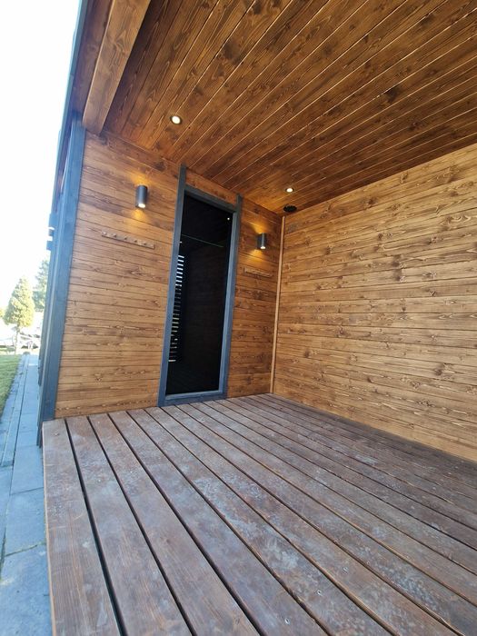 Sauna FIŃSKA sucha ogrodowa, piec