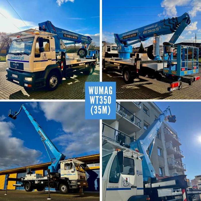 USŁUGI-WYNAJEM: podnośnik koszowy/HDS/koparka/minikoparka/zwyżka/dźwig