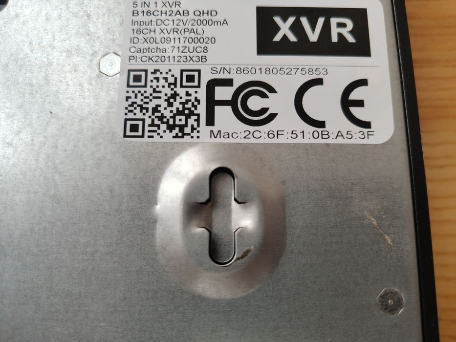 Гибридный видеорегистратор Tecsar B16CH2A QHD
Код: 000007304