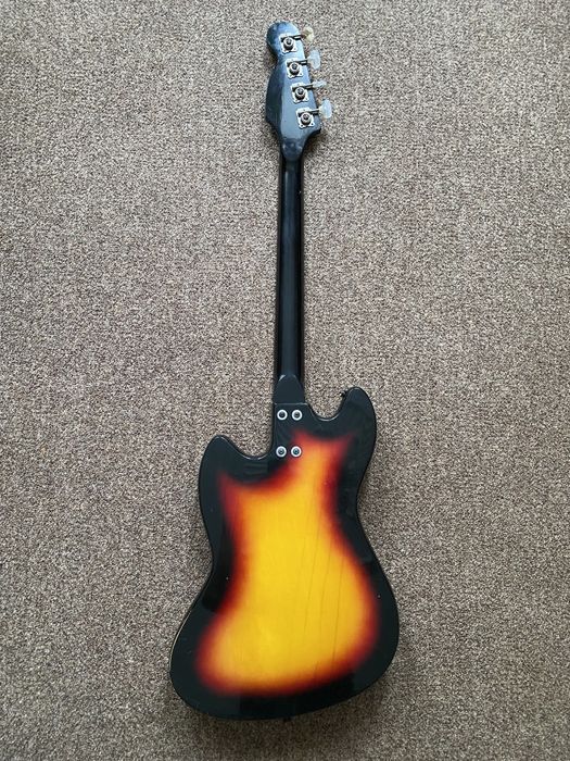 Бас гітара Meazzi Hollywood Tiger Bass guitar 1965 sunburst