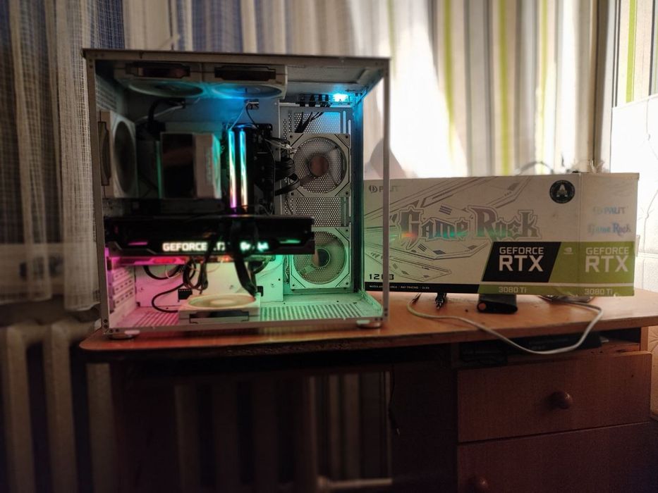ігровий пк БІЛИЙ АКВАРІУМ , PALIT GameRock rtx3080TI , I5 12400f