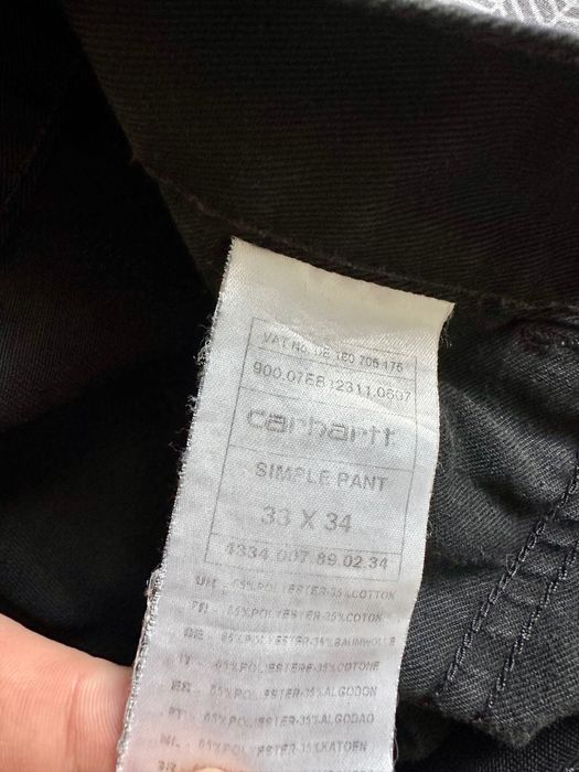 Штани Carhartt Simple Pant 33 x 34