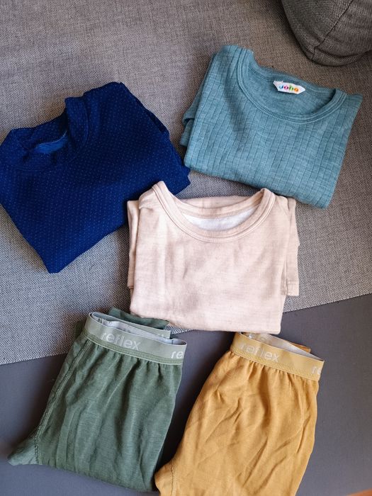 Komplet merino piżama wool termiczny Joha reflex Cubus Devold