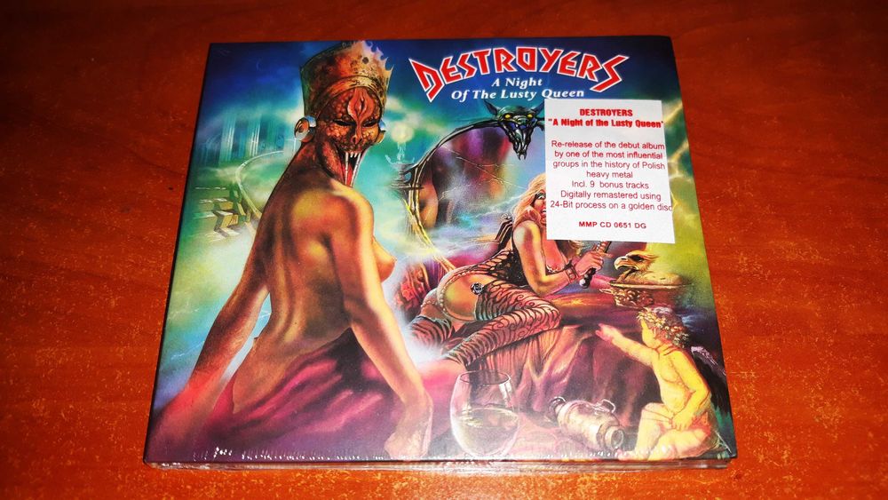 Destroyers - Noc Królowej CD DIGI Folia kat vader stos turbo sodom dio