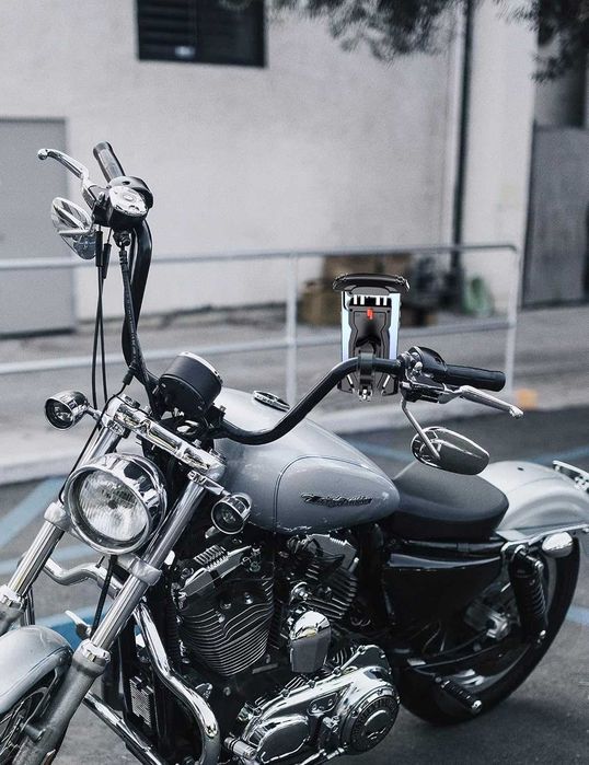 Uchwyt Rowerowy Na Telefon Uniwersalny 360° Antywstrząsowy Smartfon Solidny