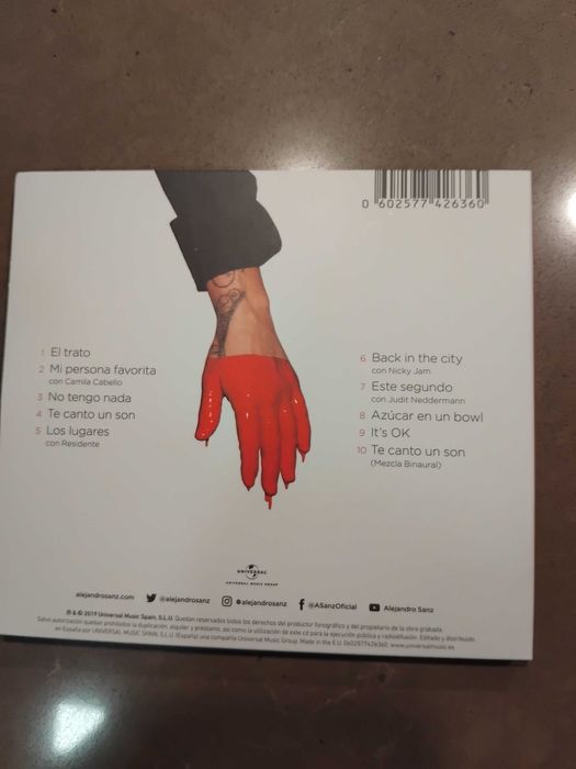 Cd novo de Alexandre sanz