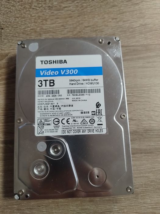 Dysk twardy Toshiba Video V300 3 TB