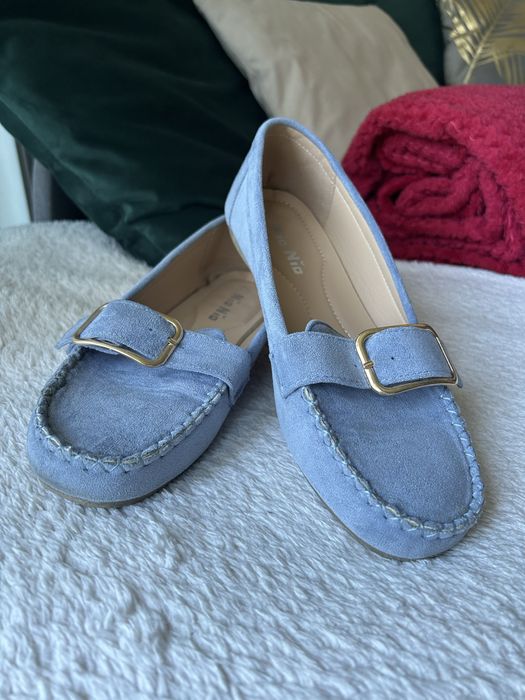 Niebieskie mokasyny Nio Nio DeeZee