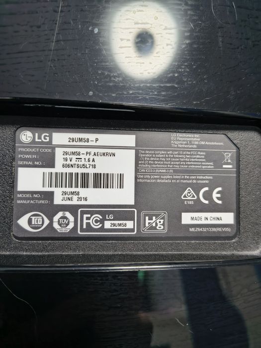 Monitor LG 29" LED