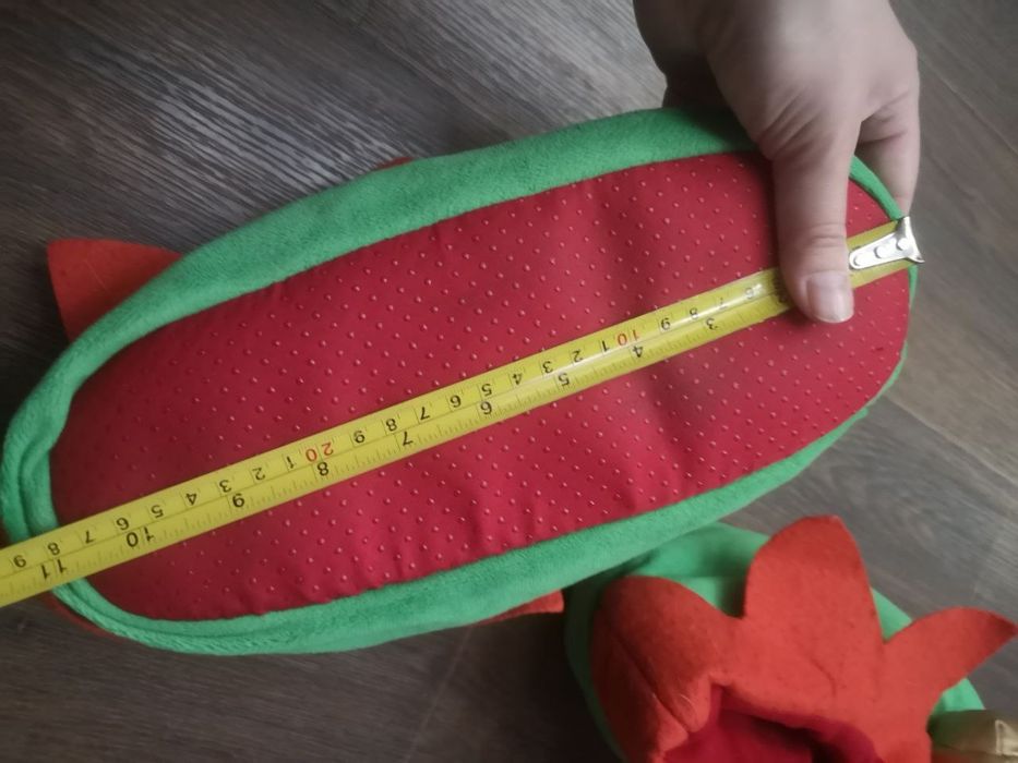 М'які теплі домашні новорічні капці ельф тапки тапочки новий рік Різдв