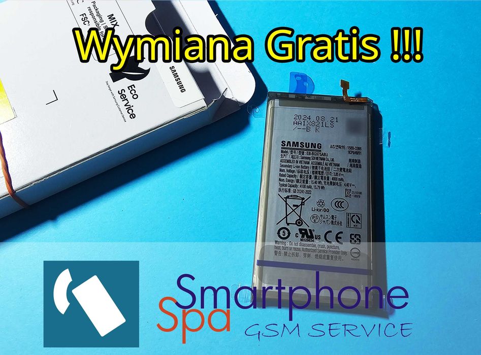 Oryginalna 100% bateria Samsung S10 + , plus Szybka wymiana GRATIS