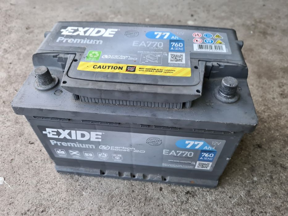 AKUMULATOR Exide 12V 77ah  760A samochodowy AUDI VW SKODA SEAT toyota