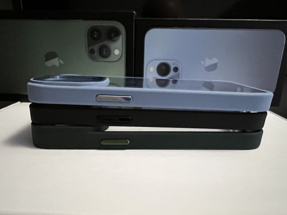 Чехол Iphone 13 Pro Max grey, 14 Pro, 16 Pro Max-12 Pro, не желтеет