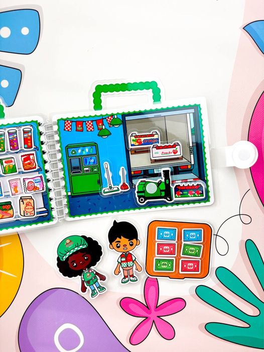 Toca boca supermarket/sklep, gry na rzepy/pusheen/demon hunters