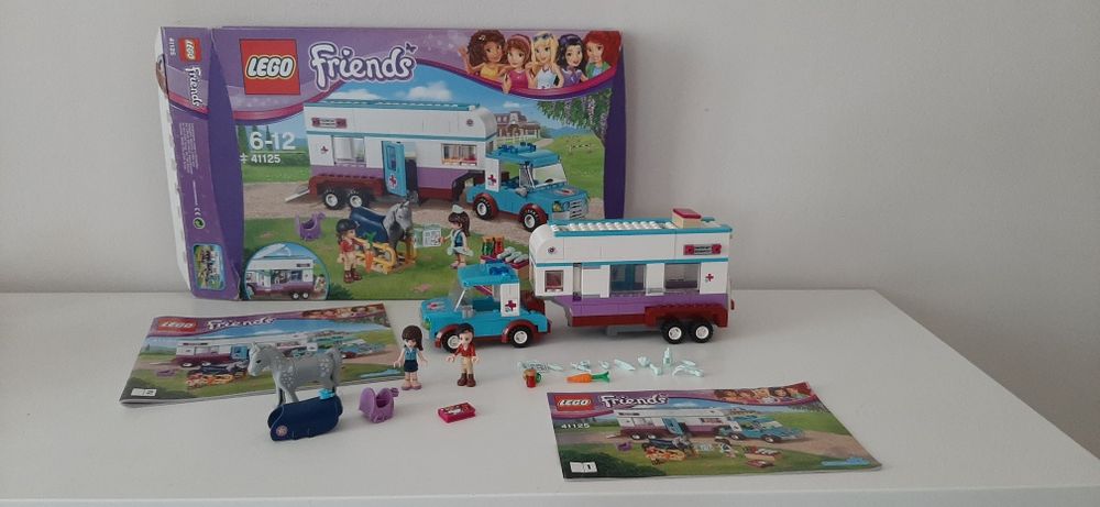 Lego friends 41125 przyczepa lecznicza dla koni weterynarz