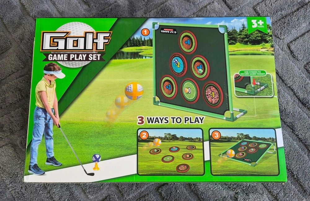 NOWY Zestaw do Gry w Golfa dla Dzieci i Rodziny (Golf Game Play Set 3in1)