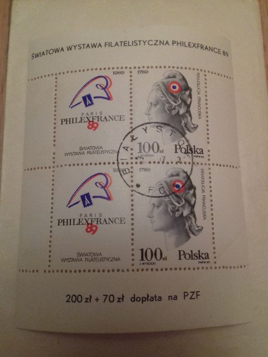 Znaczki pocztowe - okolicznościowy bloczek 4 znaczków