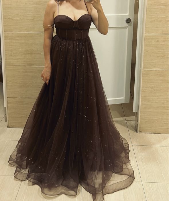 Vestido de festa em tule
