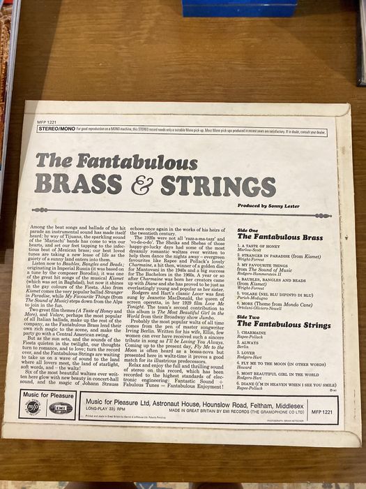 Vinil the fantabulous Brass & Strings