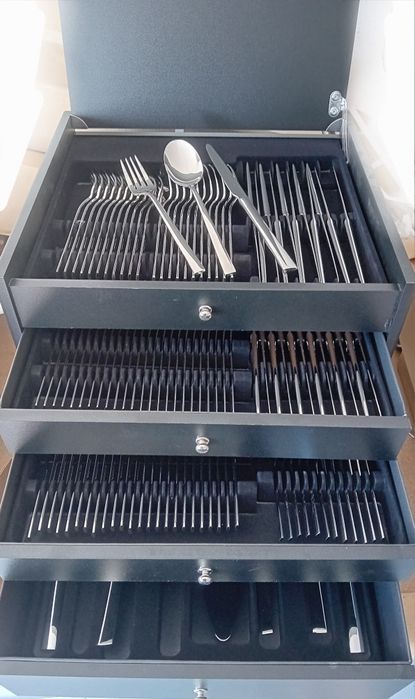 Faqueiro Belo Inox Touch Thin Blade 130 peças