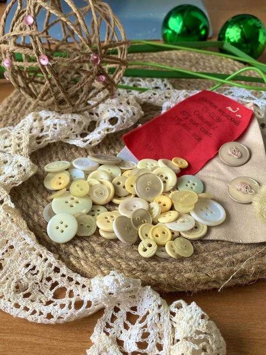 Старинные перламутровые пуговицы модный большой лот