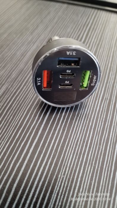 Carregador usb isqueiro