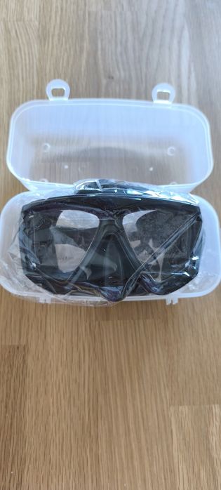 Máscara de mergulho/snorkeling com lentes -2.0 (nova)