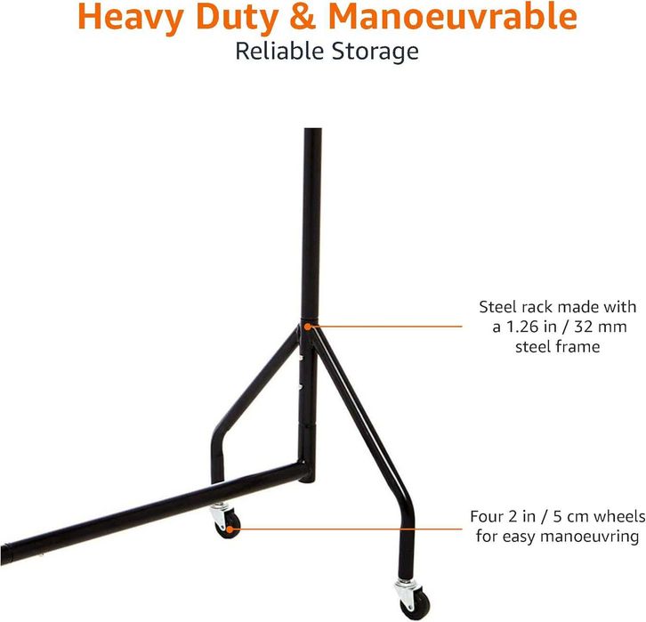 Вішалка для одягу Amazon Basics Heavy Duty 1,21 x 1,52 м