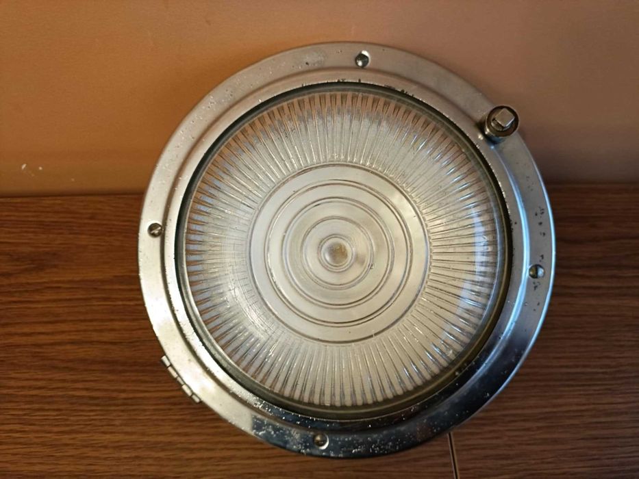 Lampa PKP ryflak SM42 vintage loft retro