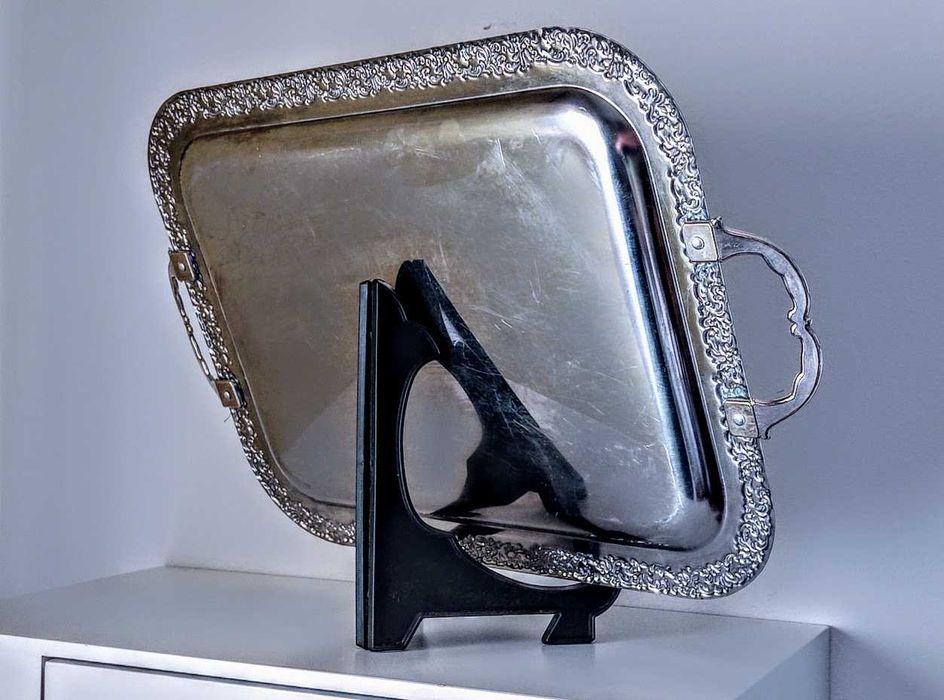 Tabuleiro aço inoxidável utilitário exposição