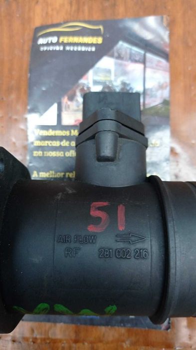 Medidor de Massa de Ar VW , Audi A4 , Seat 

REF: 0 2 8 1 0 0 2 2 1 6