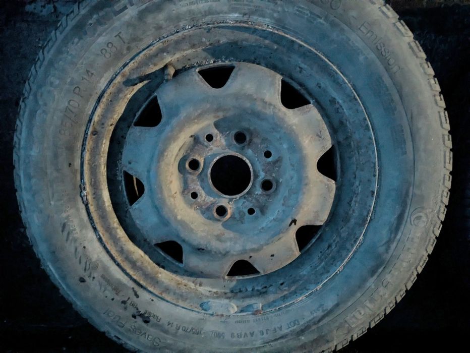 Koła 14 cali 4x108 audi 80 felgi stalowe z oponami 175/70/R14