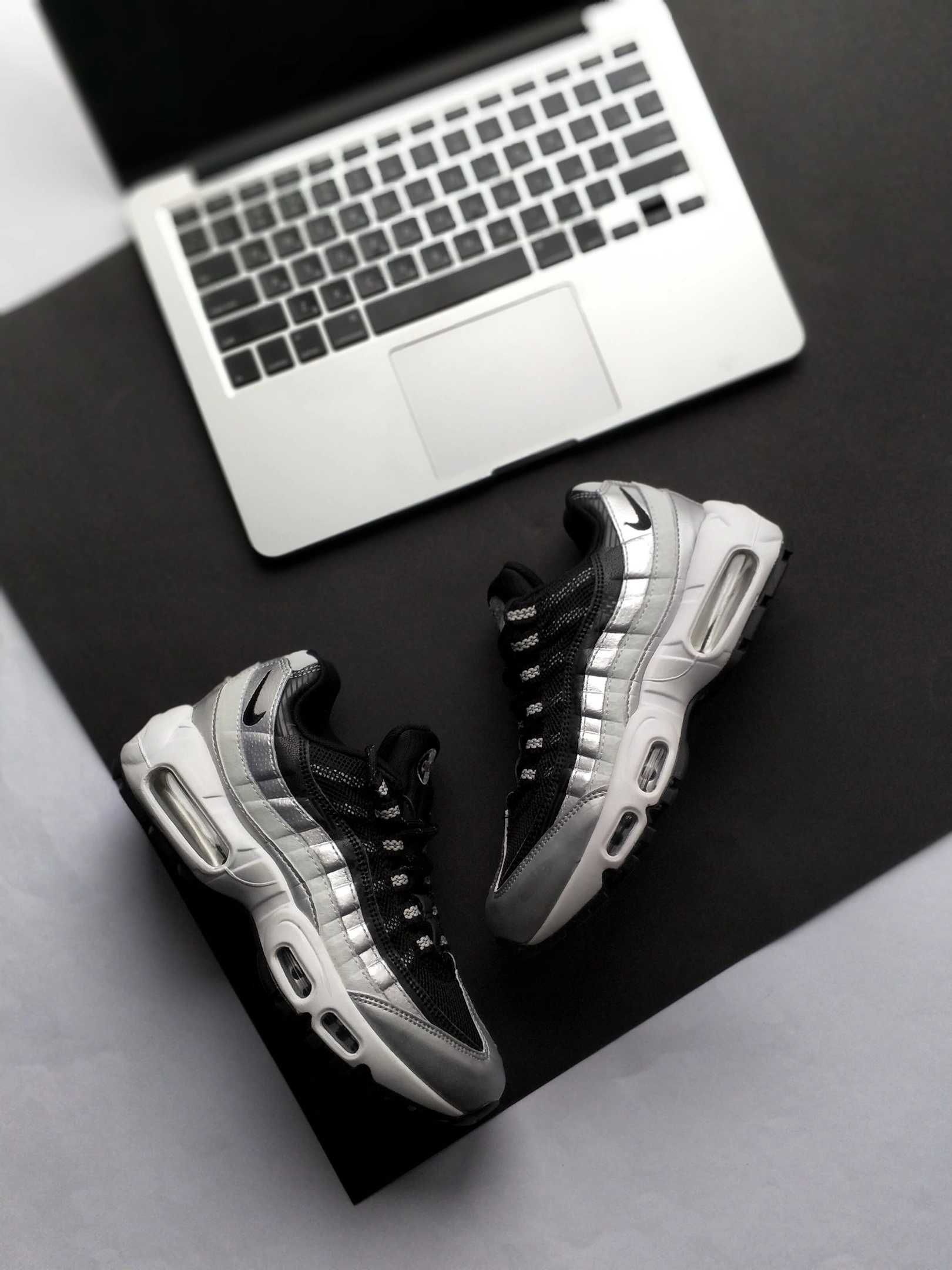 Кроссовки Nike Air Max 95 женские Nike Zoom Pegasus Найк Аир Макс кожа ...