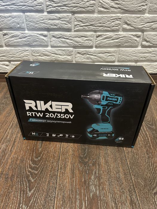 Гайковерт акумуляторний RIKER RTW 20/350V ( 2 роки гарантії )