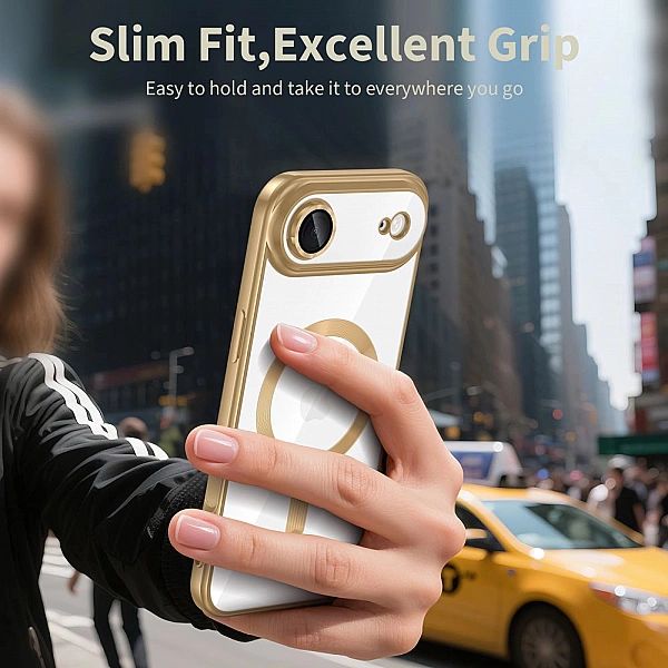 Tech-Protect Magflex Magsafe Iphone 17 Air Shiny Gold