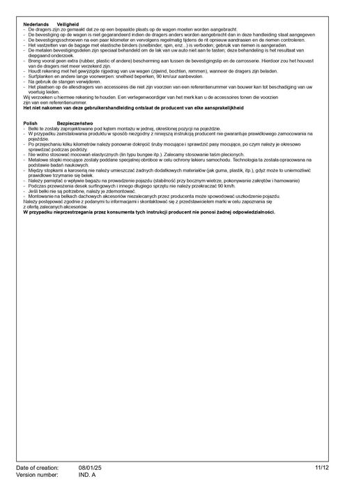 Barras de tejadilho – Opel Frontera (OV24)