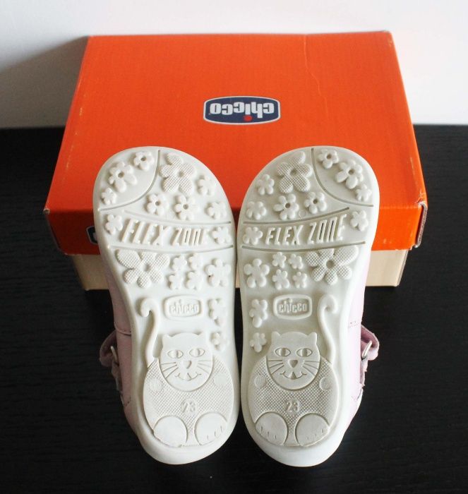 Sapatos de couro menina tamanho 23 Baby Ballerina Guya da Chicco
