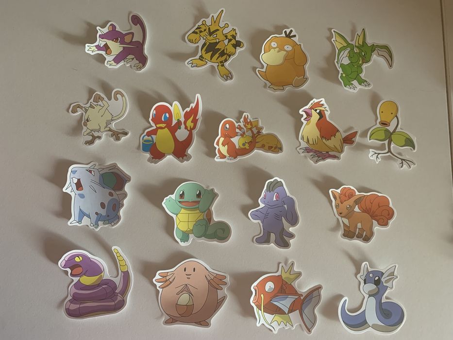 Pokemon - stickers / Autocolantes
