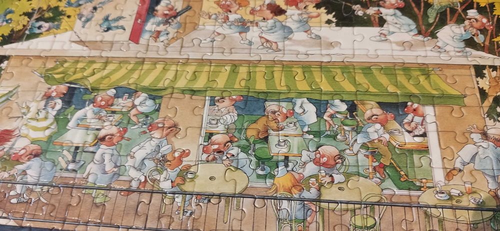 Puzzle w ramce. Szalony szpital 68 * 96 cm 2000el. Heye