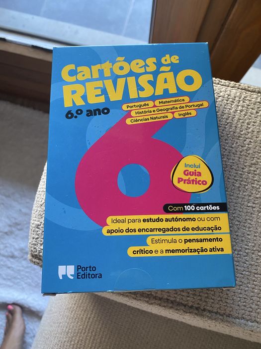 Cartões de revisao 6 ano