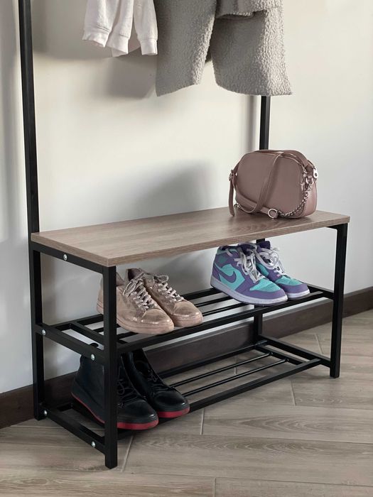 Передпокій металевий SUNRISE в стилі Лофт. Метал + ЛДСП.