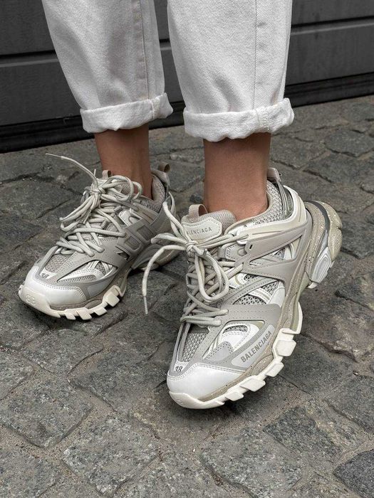 Кроссовки Balenciaga Track 3.0 Layered Cream premium