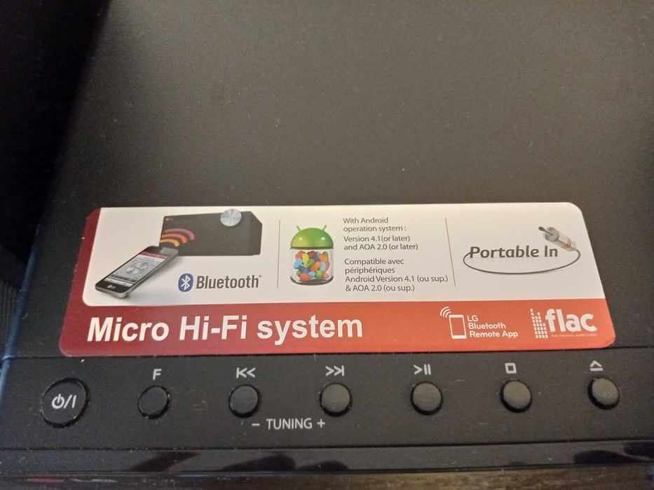 używana wieza HIFI LG, 40 W, wieza domowa, stan bdb, 1 wlasciciel