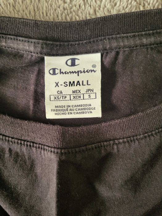 black champion t-shirt