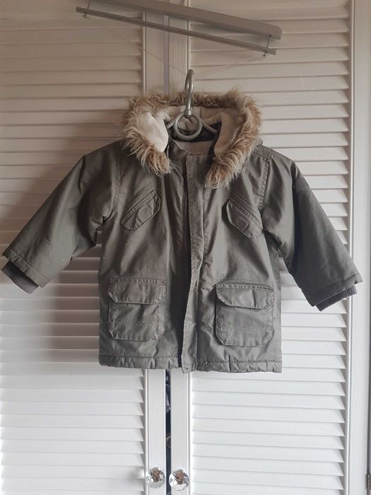 Kurtka H&M parka chlopieca r.86-92