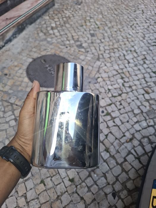 Ponteira de escape inox novo