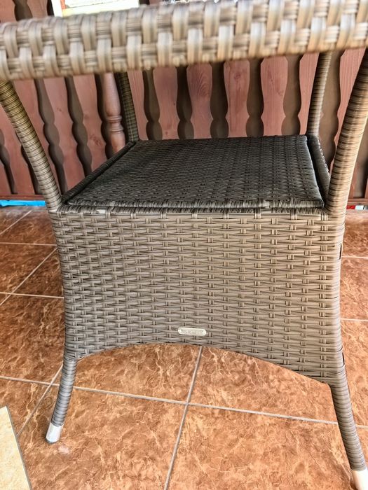 Stół  ogrodowy okrągły duży 105 cm średnica Jutlandia