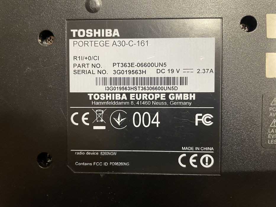 Ноутбук Toshiba A30-C-161 13"/8GB RAM/128GB SSD/ i5-6200U! D1007