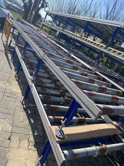 Tapete de rolos motorizados