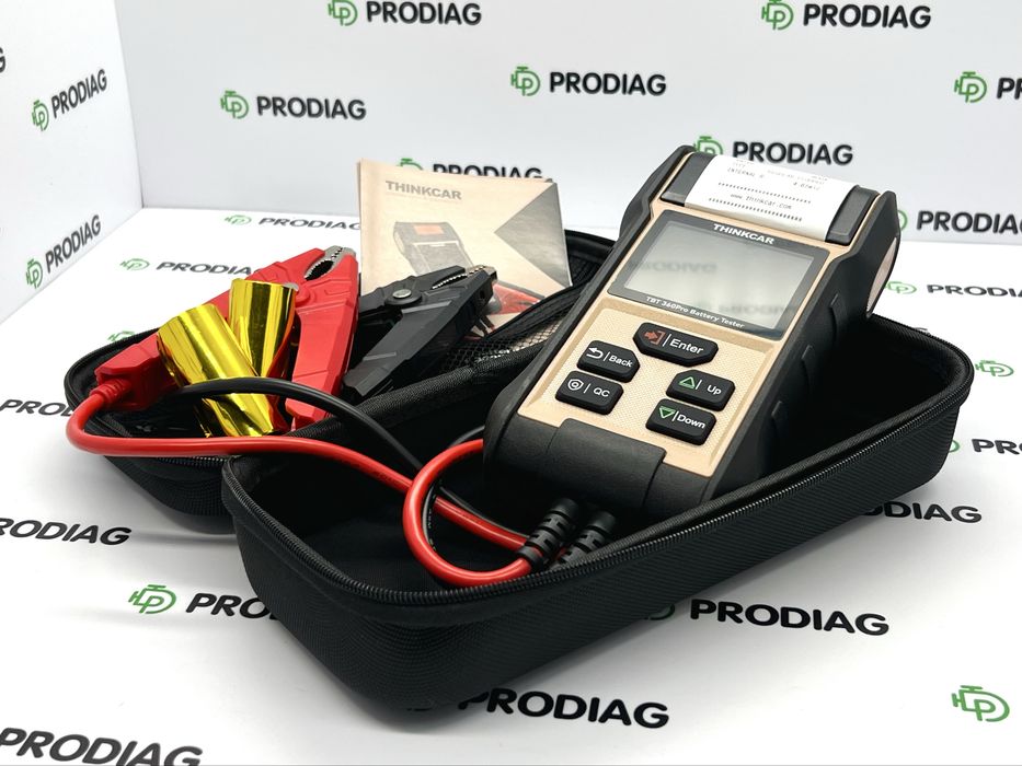 Тестер акумуляторних батарей THINKCAR TBT 360 Pro (12V,24V)з принтером